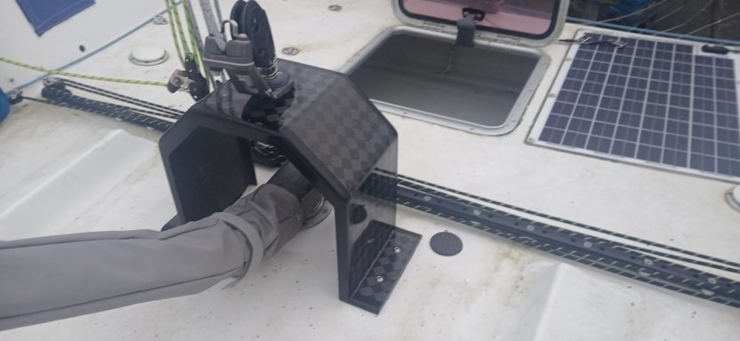 custom carbon mainsheet bracket custom carbon mainsheet bracket